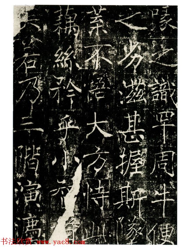 瘦金书之祖薛稷楷书欣赏《信行禅师碑》