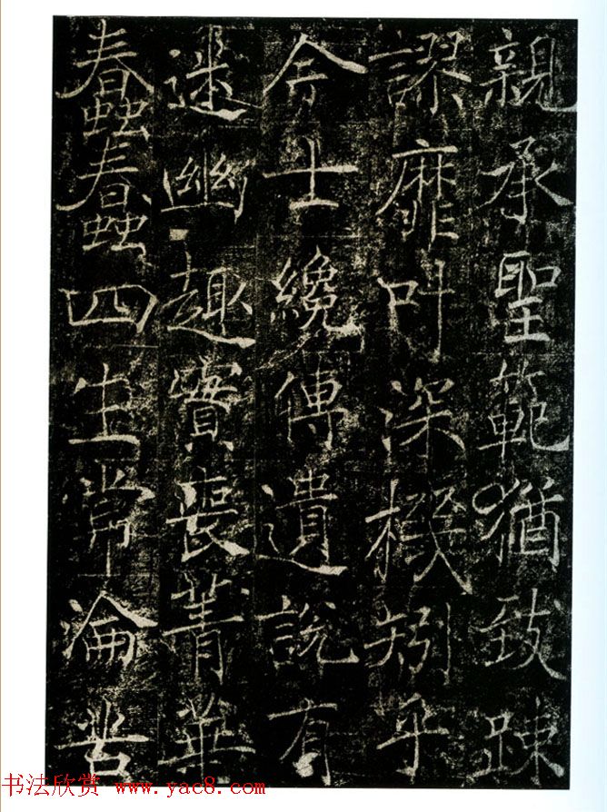 瘦金书之祖薛稷楷书欣赏《信行禅师碑》