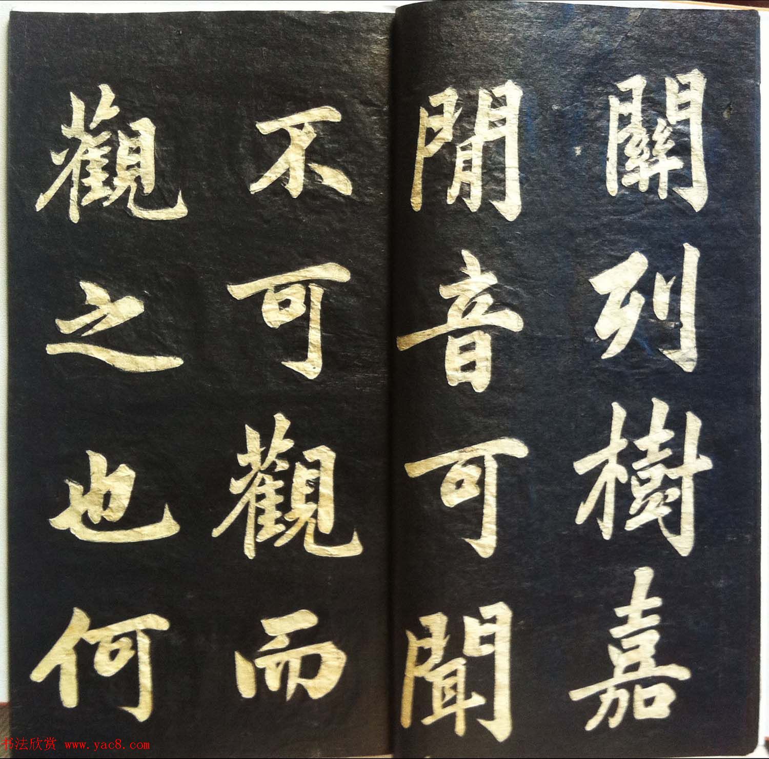 兰新家传书法帖分享《赵文敏观音殿》