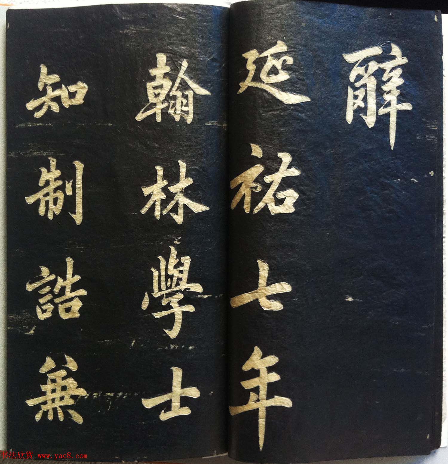 兰新家传书法帖分享《赵文敏观音殿》