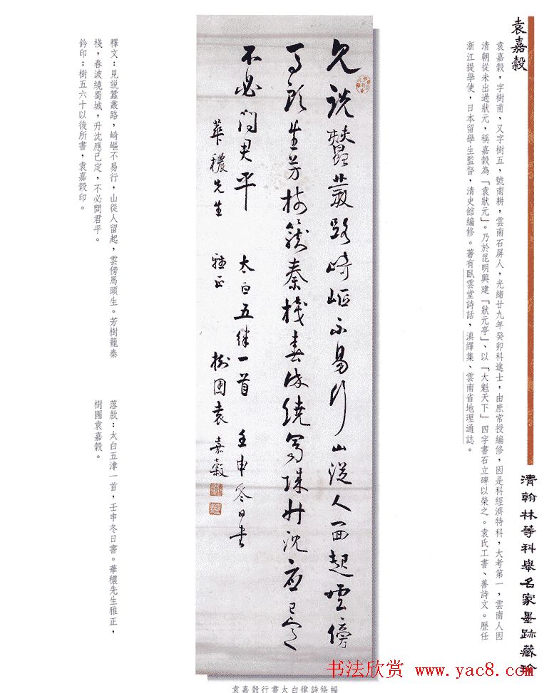 书法作品集《清翰林等科举名家墨迹藏珍》