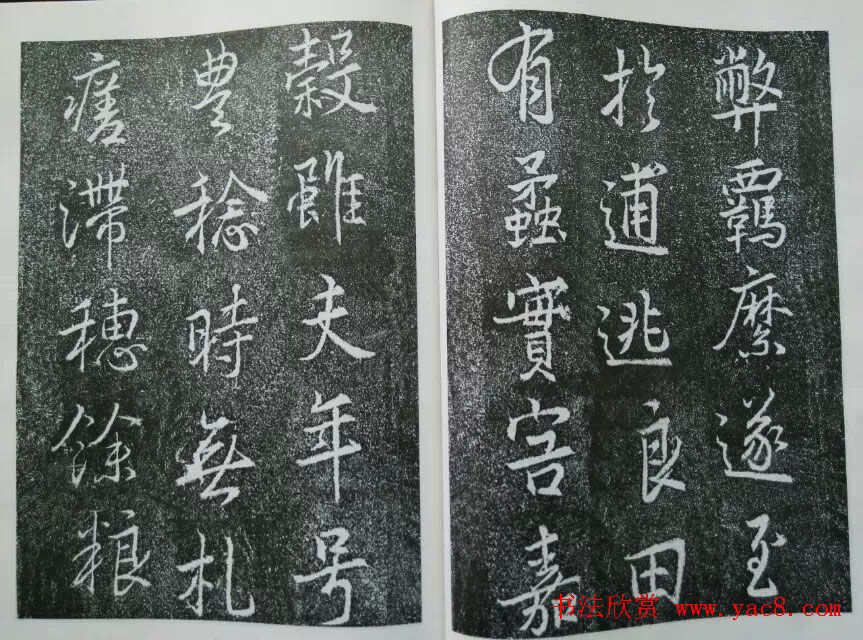 后周张光振行书欣赏《任公屏盗碑》