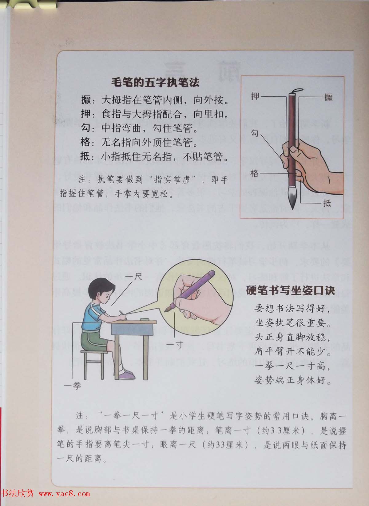 硬笔行楷书法教材《书法练习指导六年级上册》