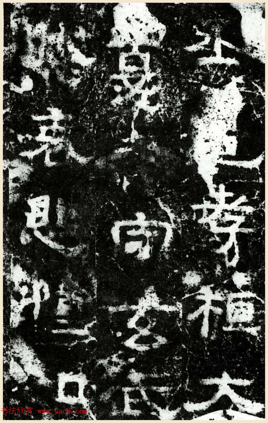 汉隶书石刻《执金吾丞武荣碑》拓本 汉隶书石刻《执金吾丞武荣碑》拓本