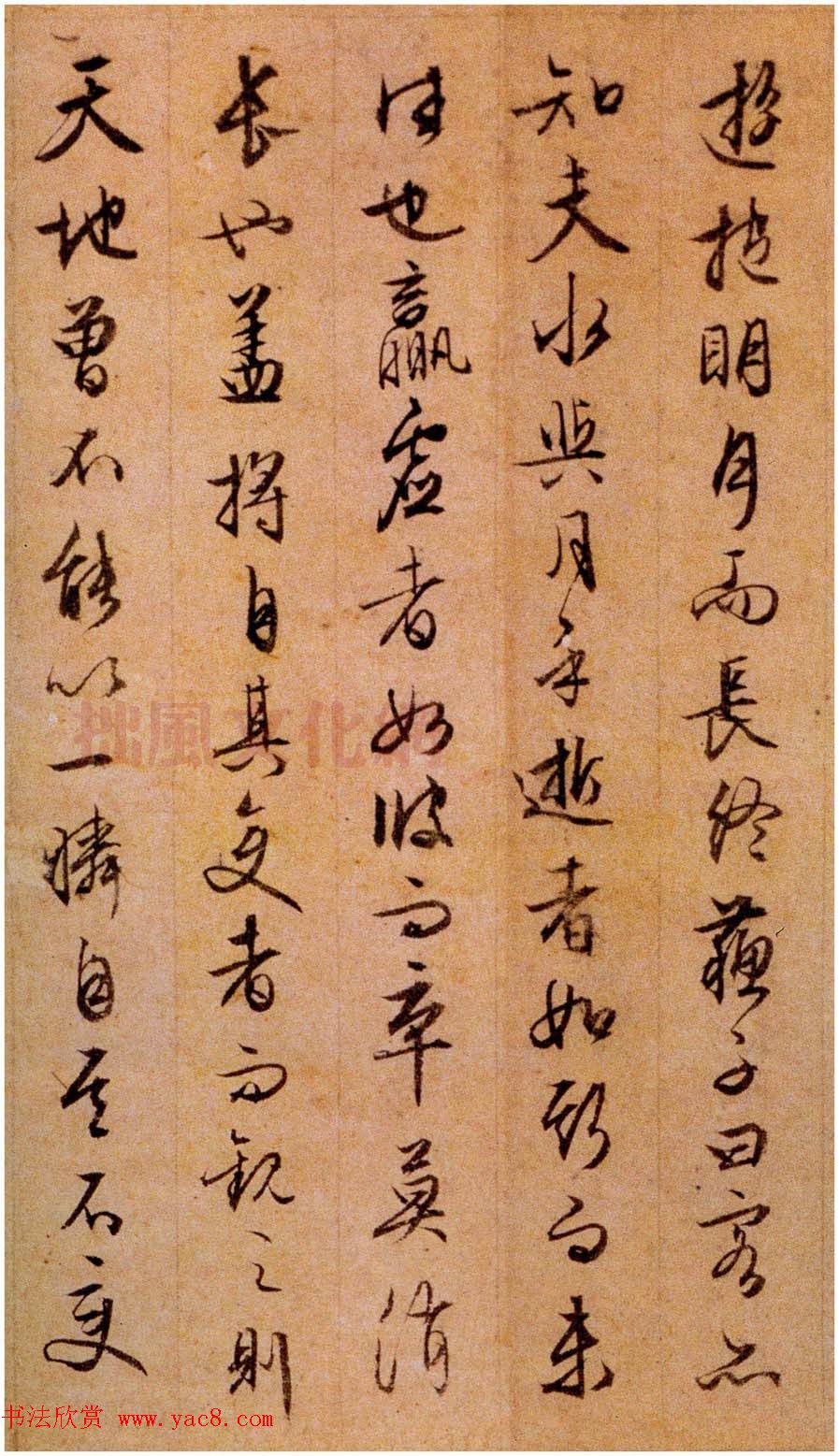 文徵明87岁行草书法《赤壁赋》两种