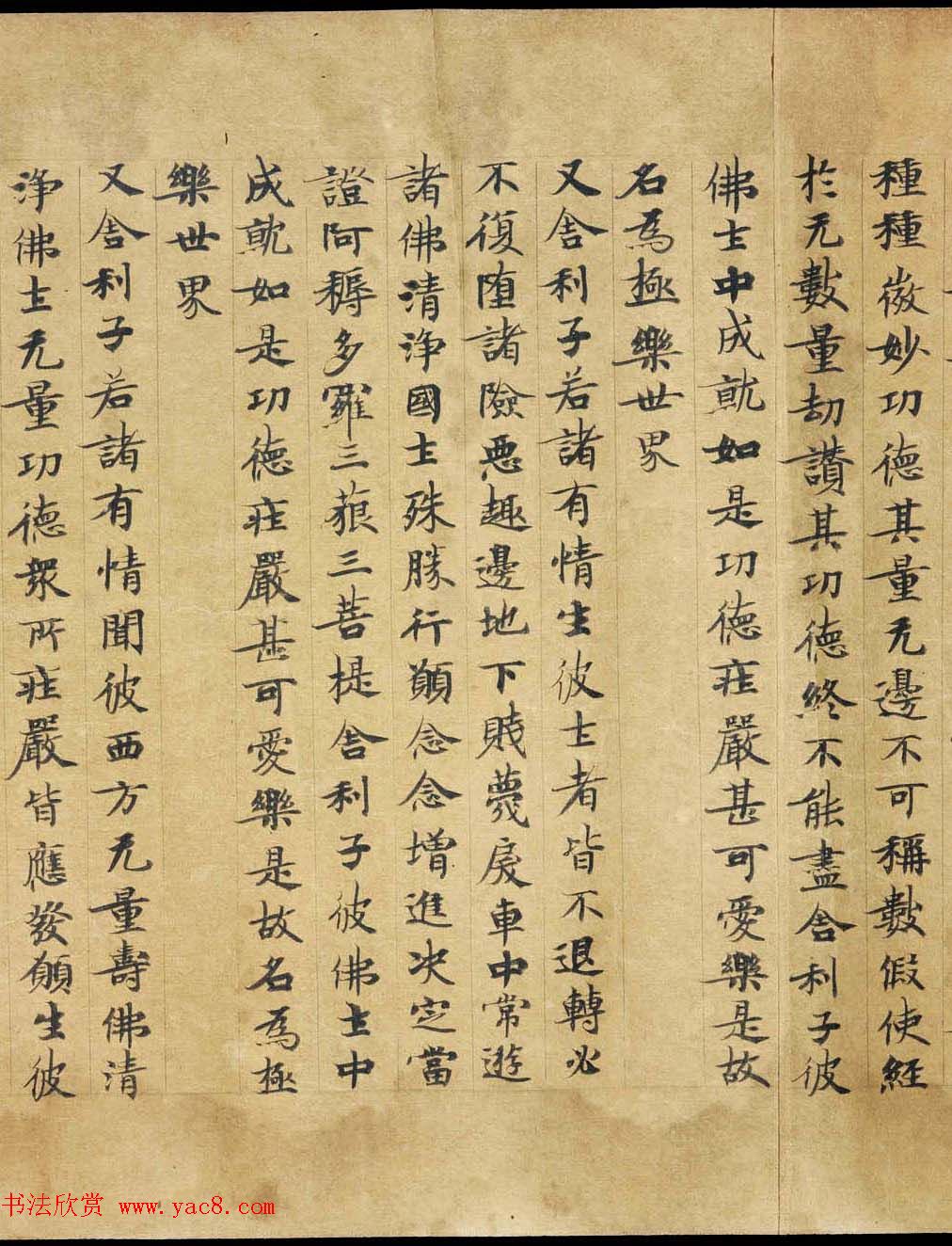 敦煌遗书《称赞净土佛摄受经》