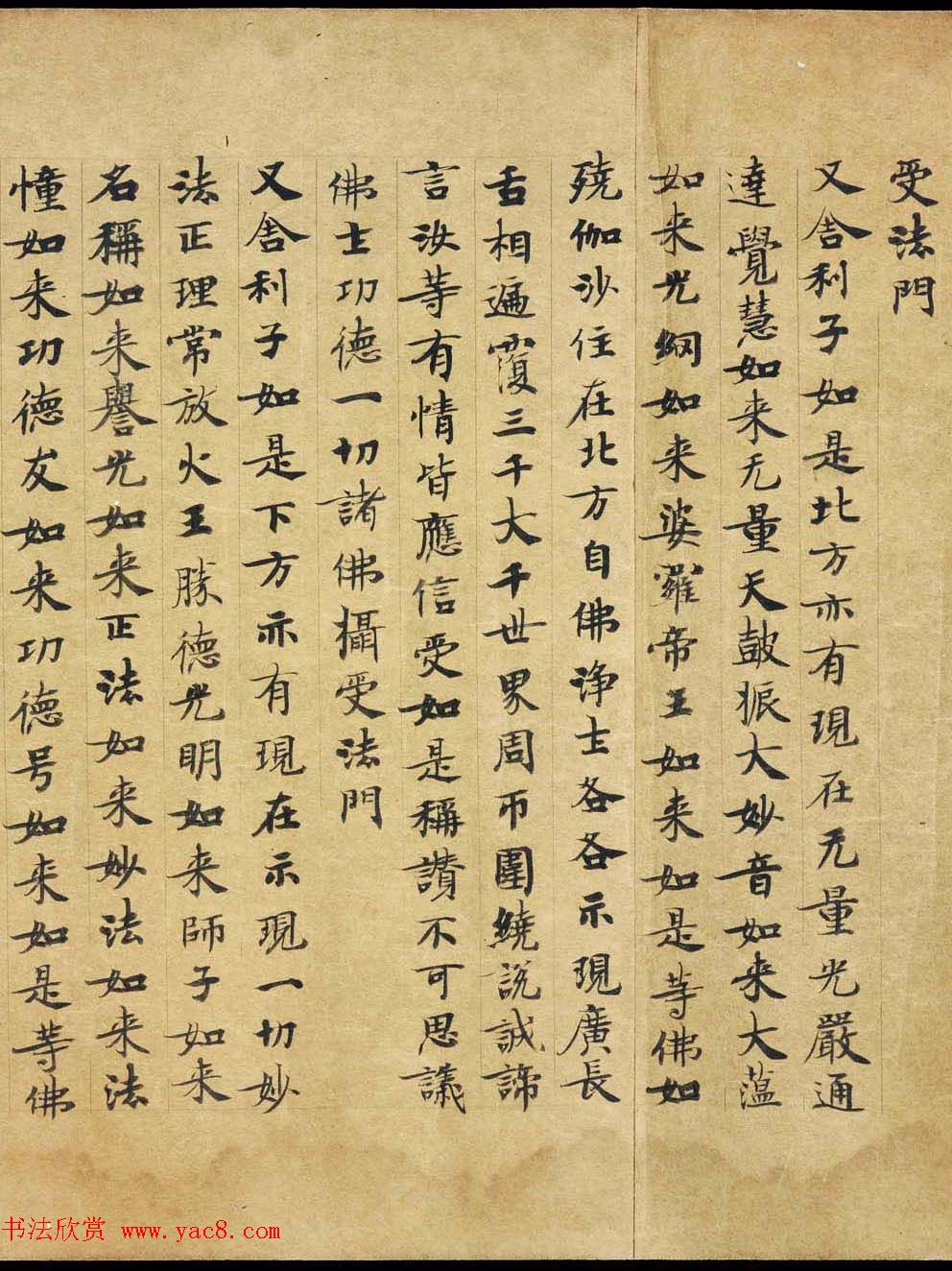 敦煌遗书《称赞净土佛摄受经》