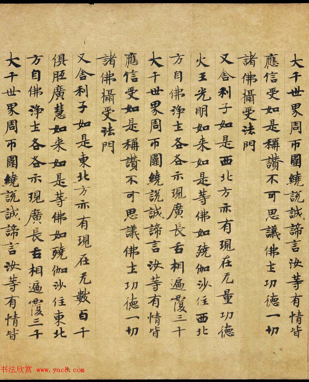 敦煌遗书《称赞净土佛摄受经》