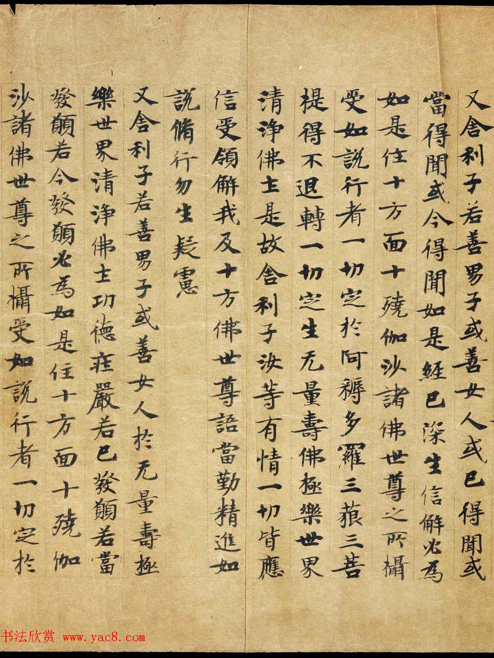 敦煌遗书《称赞净土佛摄受经》