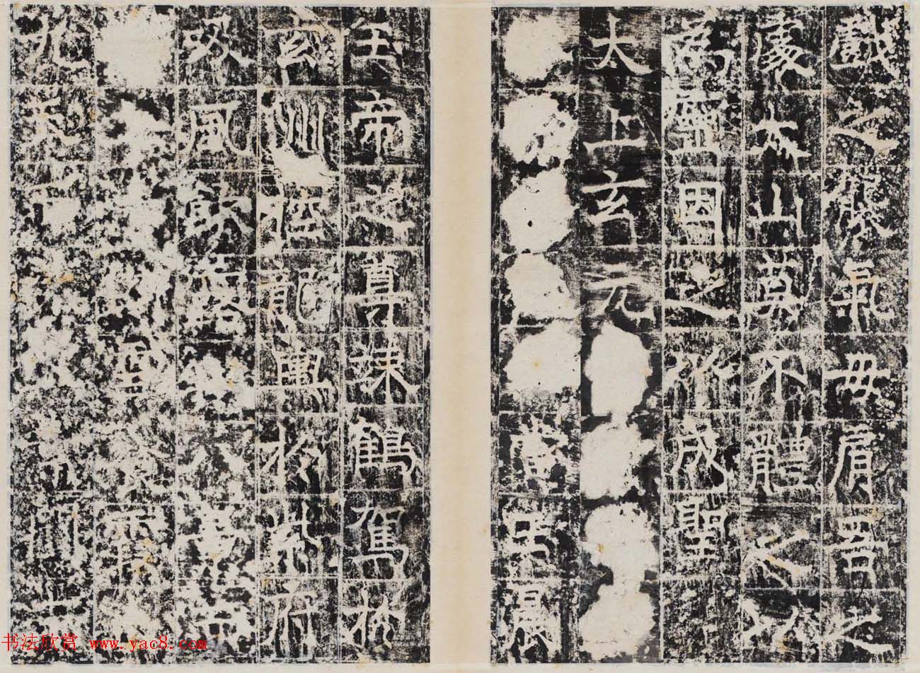 唐代正书石刻《白鹤观碑》