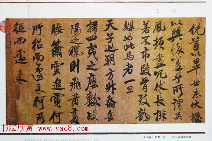 米芾行书作品欣赏《天马赋》三种