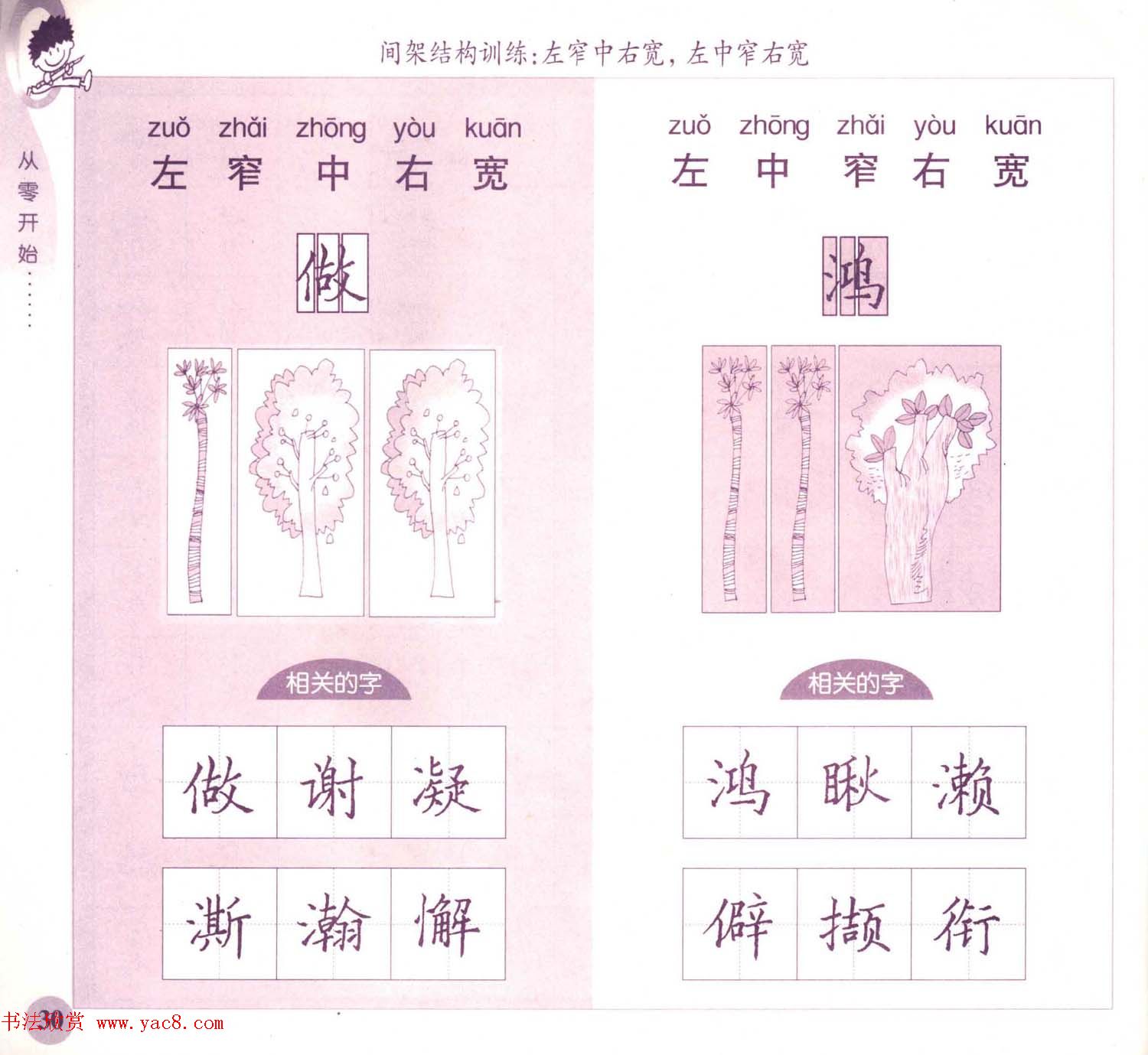 描红练字帖《从零开始学硬笔书法》
