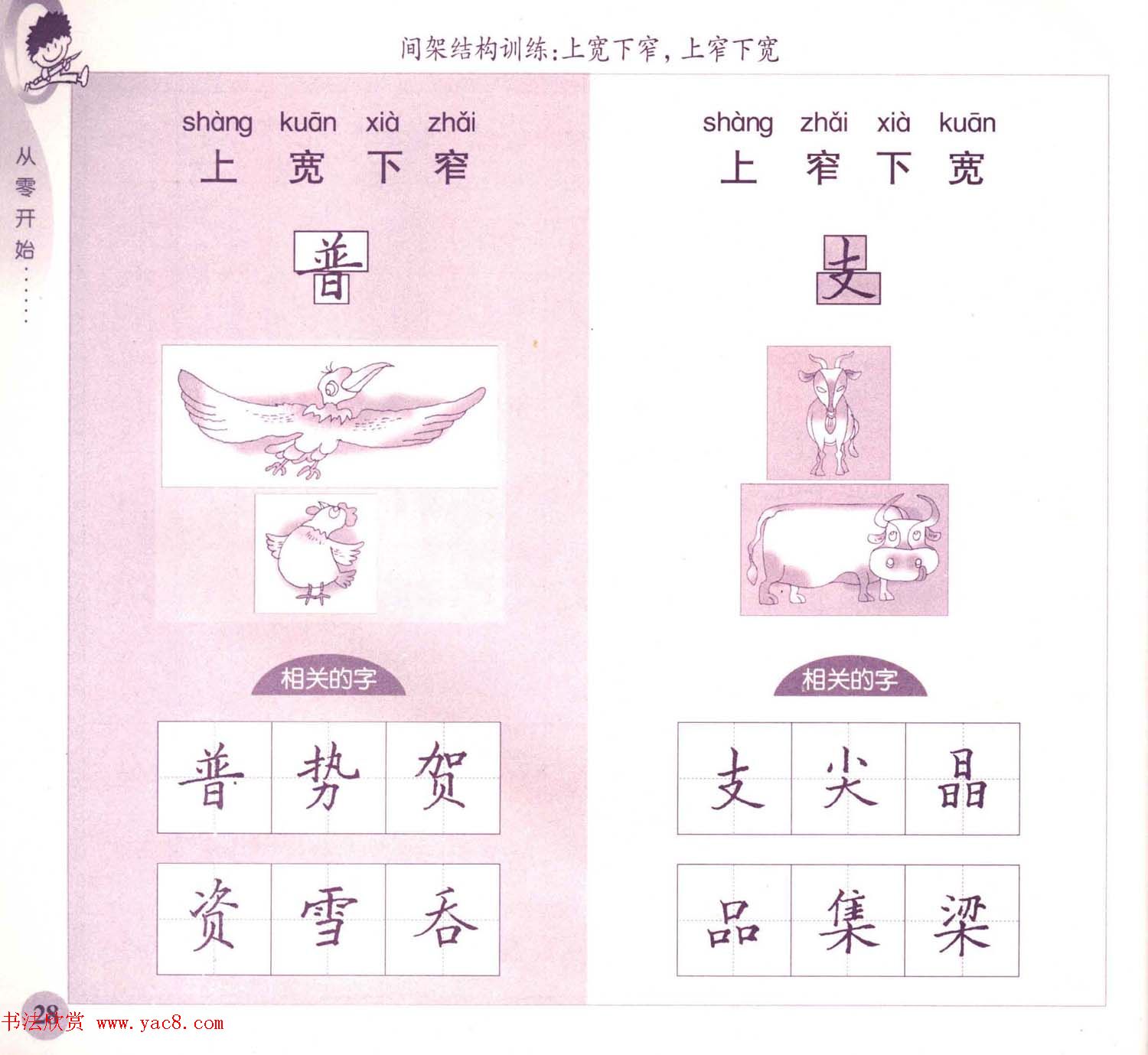 描红练字帖《从零开始学硬笔书法》