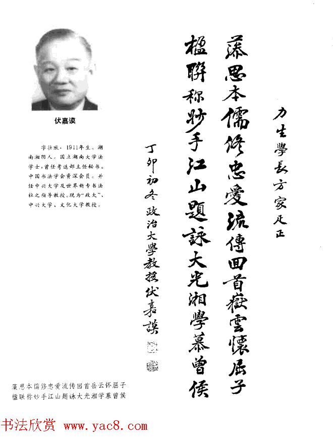 中日书法百家墨迹精华-中国书家作品