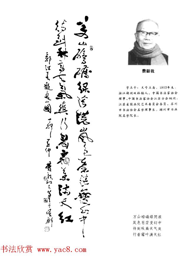 中日书法百家墨迹精华-中国书家作品