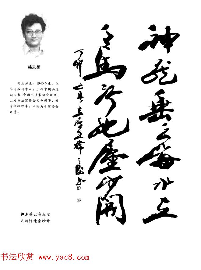 中日书法百家墨迹精华-中国书家作品