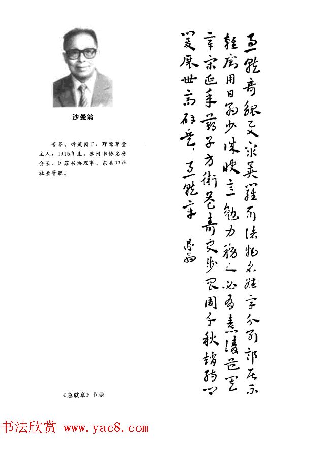 中日书法百家墨迹精华-中国书家作品