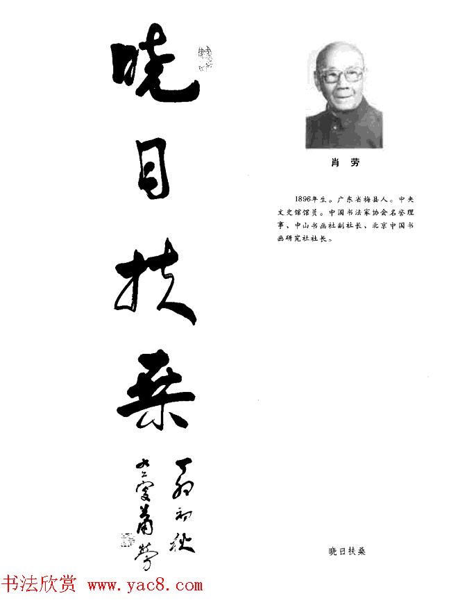 中日书法百家墨迹精华-中国书家作品