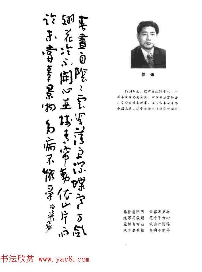 中日书法百家墨迹精华-中国书家作品