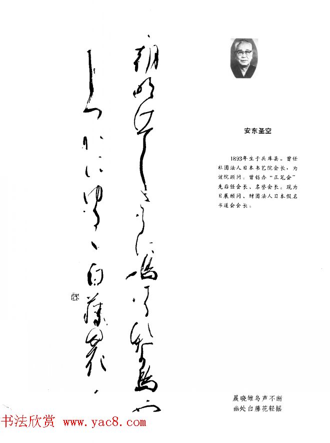 中日书法百家墨迹精华-日本书家作品