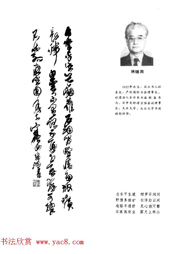 中日书法百家墨迹精华-日本书家作品