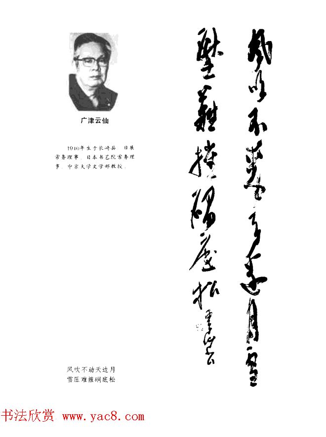 中日书法百家墨迹精华-日本书家作品