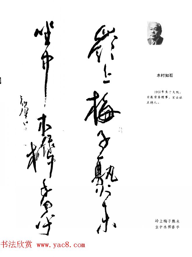 中日书法百家墨迹精华-日本书家作品