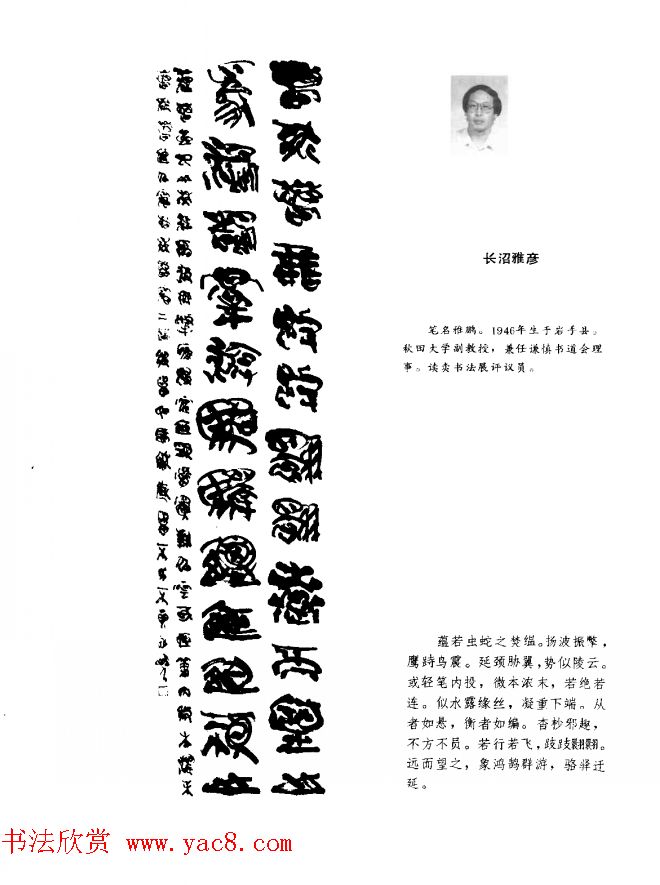 中日书法百家墨迹精华-日本书家作品