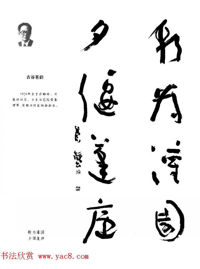 中日书法百家墨迹精华-日本书家作品