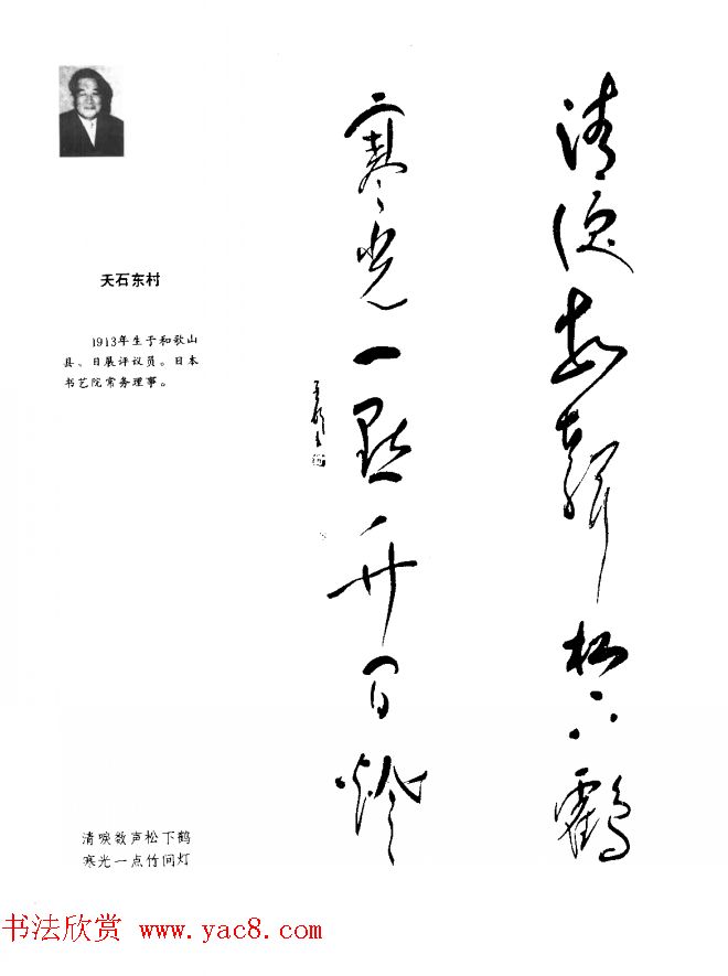 中日书法百家墨迹精华-日本书家作品