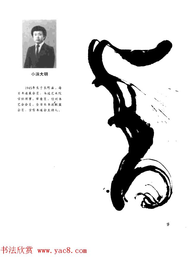 中日书法百家墨迹精华-日本书家作品