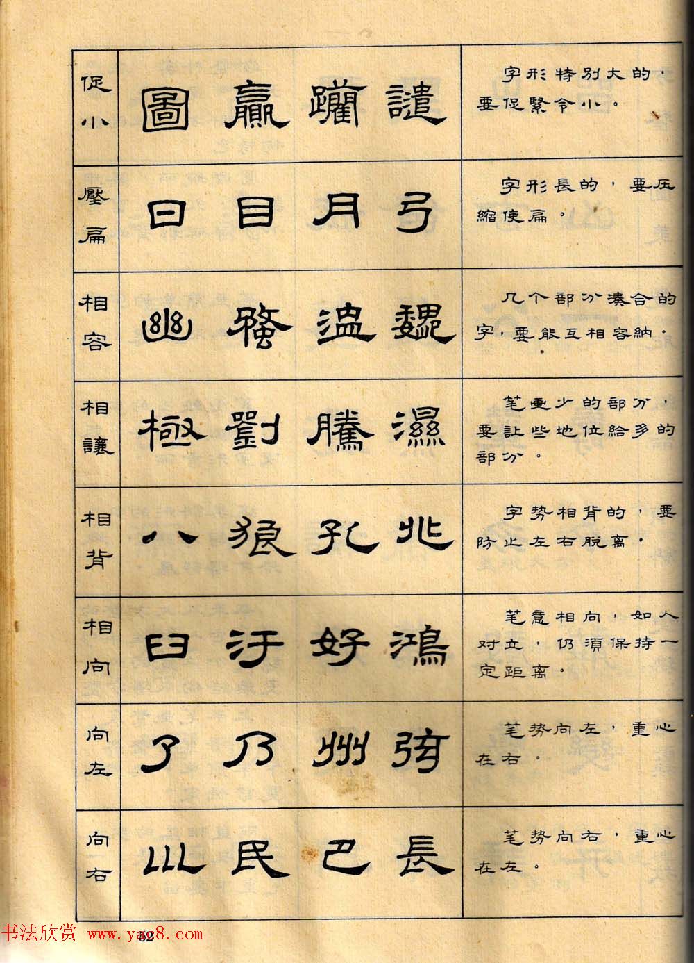 任政毛笔隶书字帖欣赏《隶书写法指南》