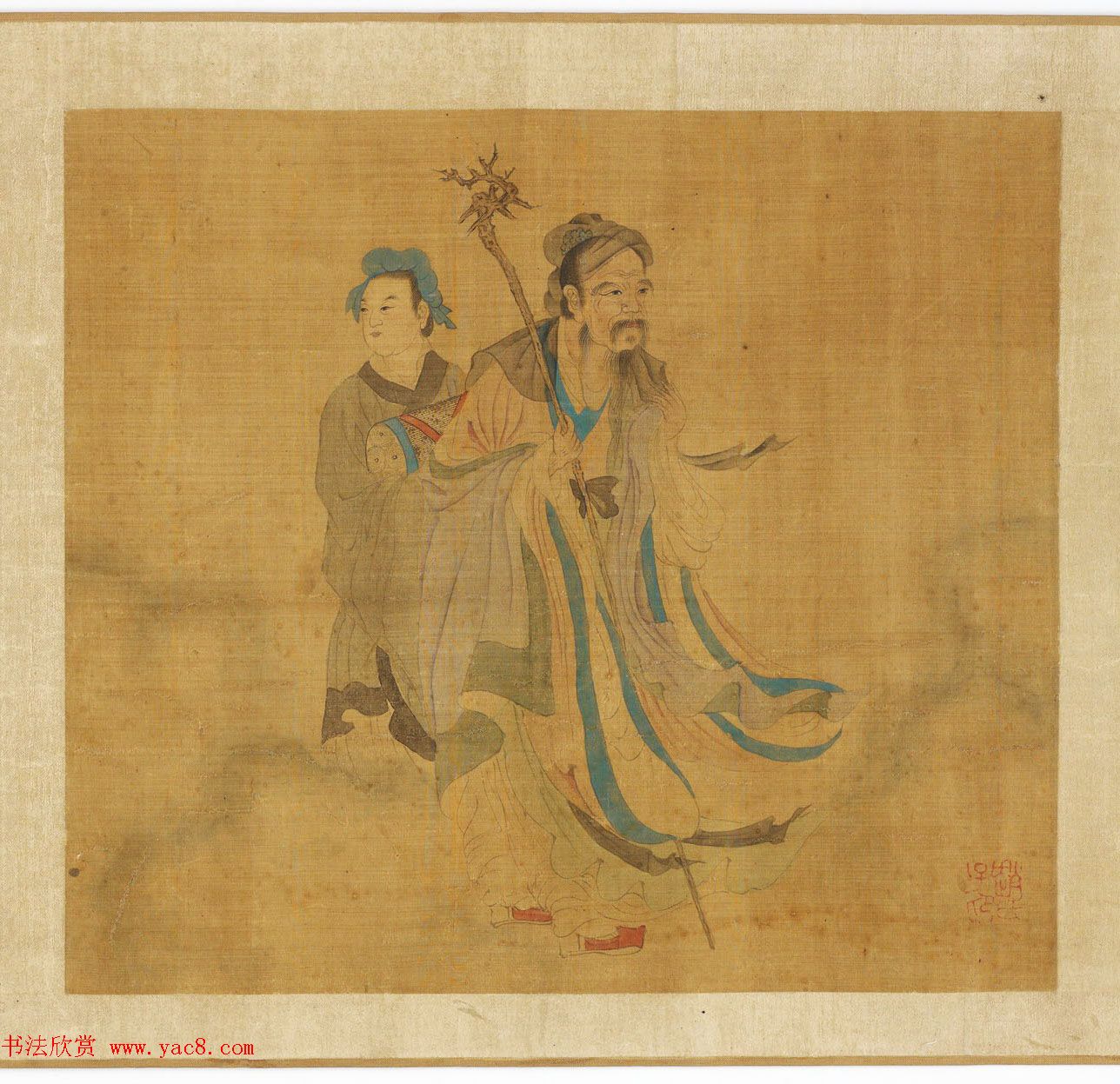 赵孟頫丹青欣赏《赵松雪九歌图》美国弗利尔美术馆藏