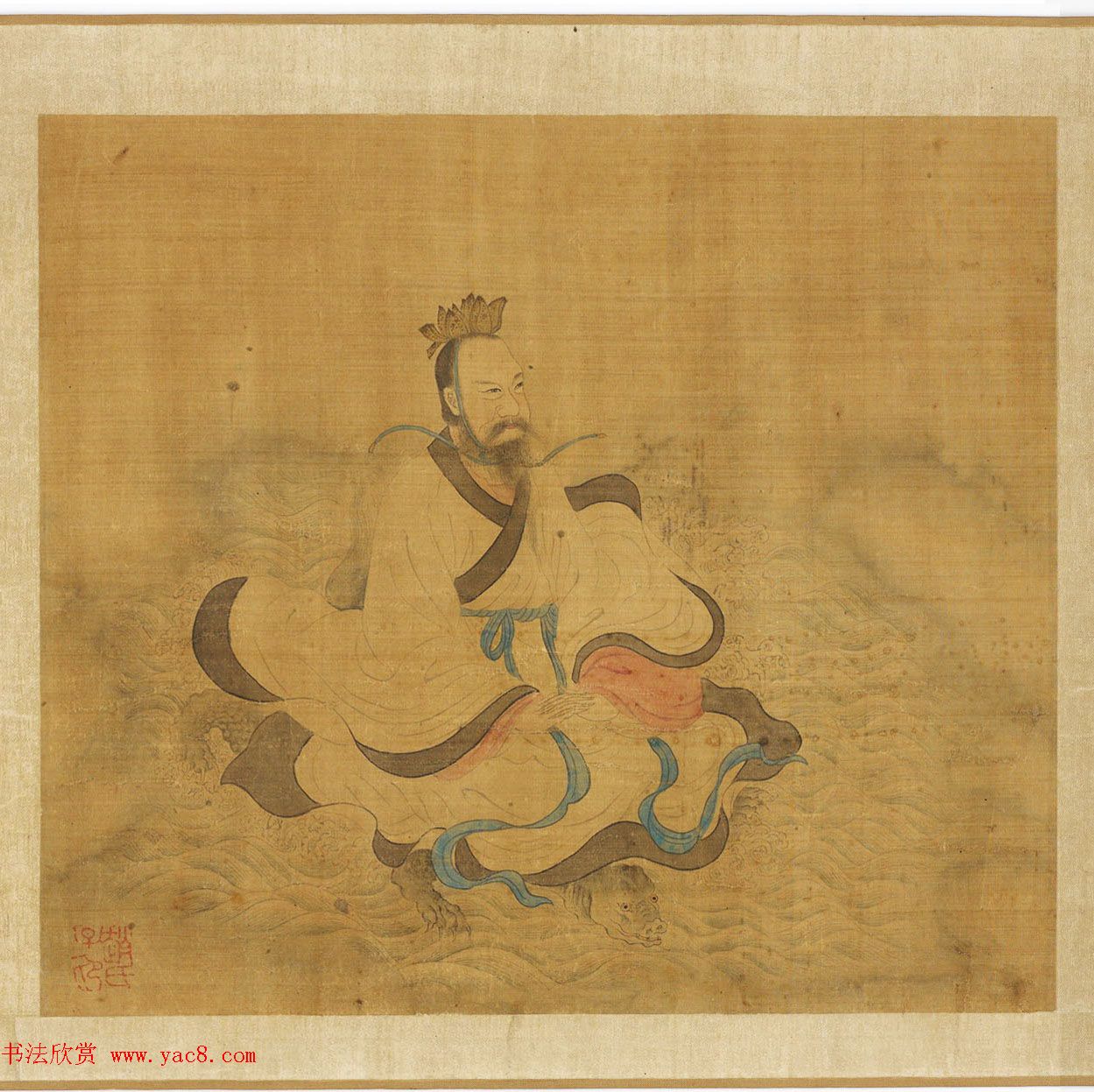 赵孟頫丹青欣赏《赵松雪九歌图》美国弗利尔美术馆藏