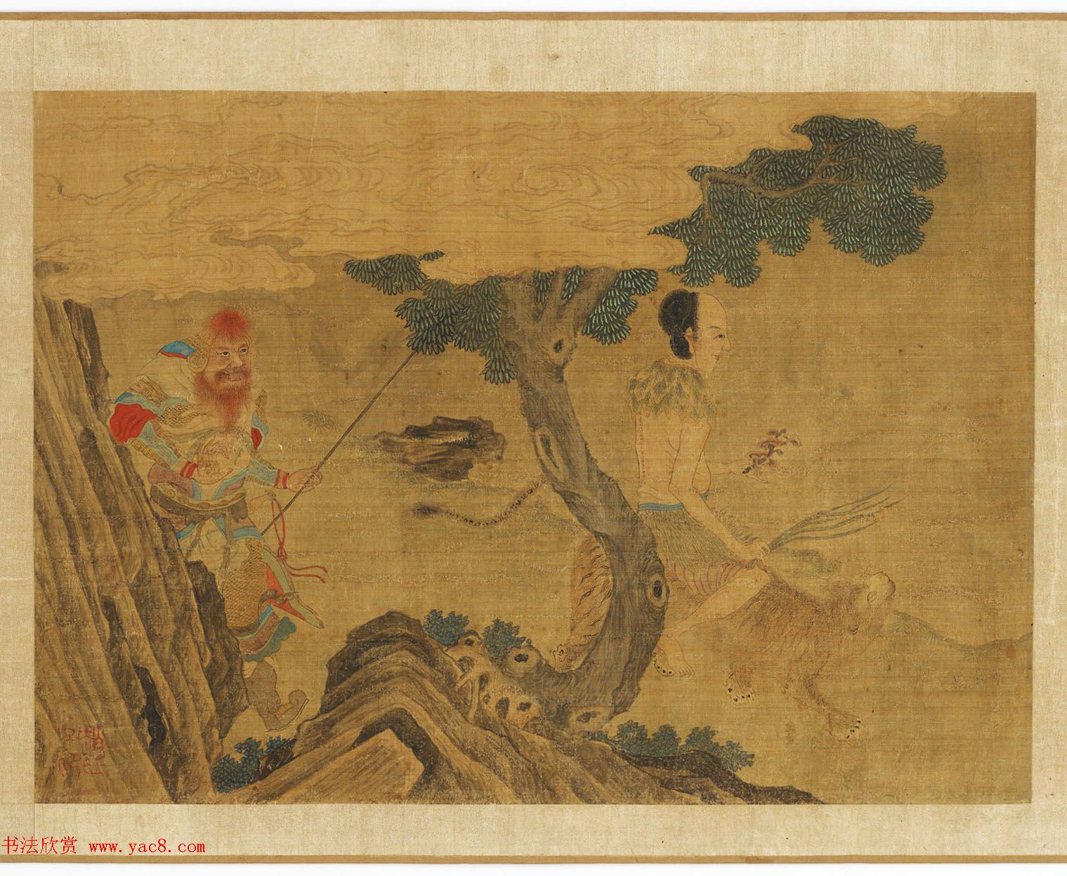 赵孟頫丹青欣赏《赵松雪九歌图》美国弗利尔美术馆藏