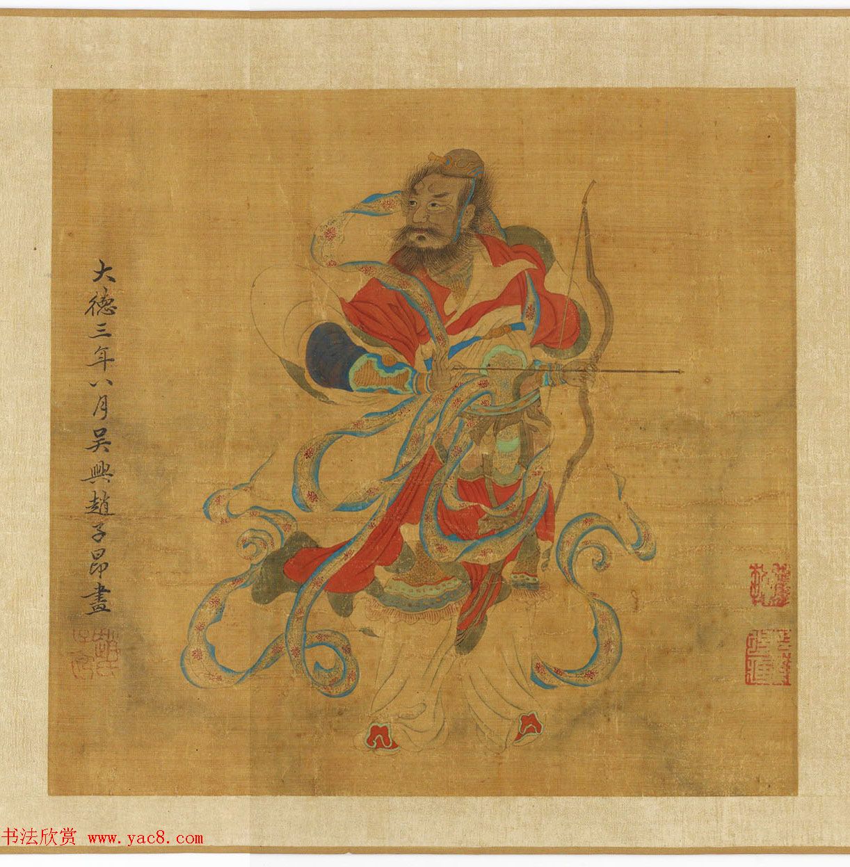 赵孟頫丹青欣赏《赵松雪九歌图》美国弗利尔美术馆藏