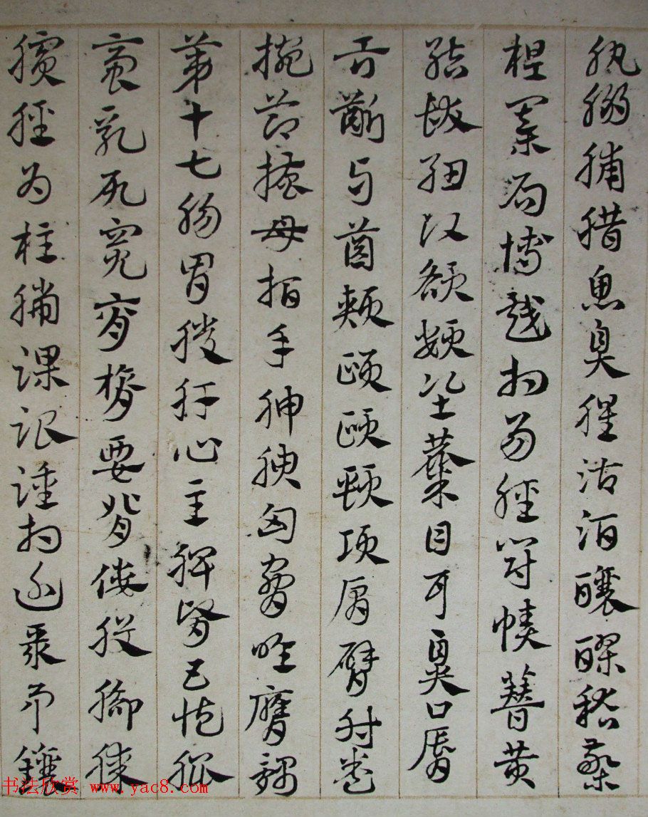 邓文原章草书法欣赏《临急就章全卷》