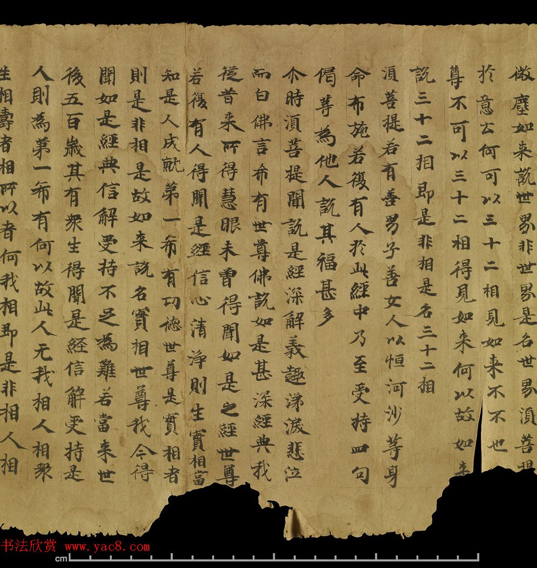 敦煌写经《金刚般若波罗密经》日本龙谷大学大宫图书馆藏