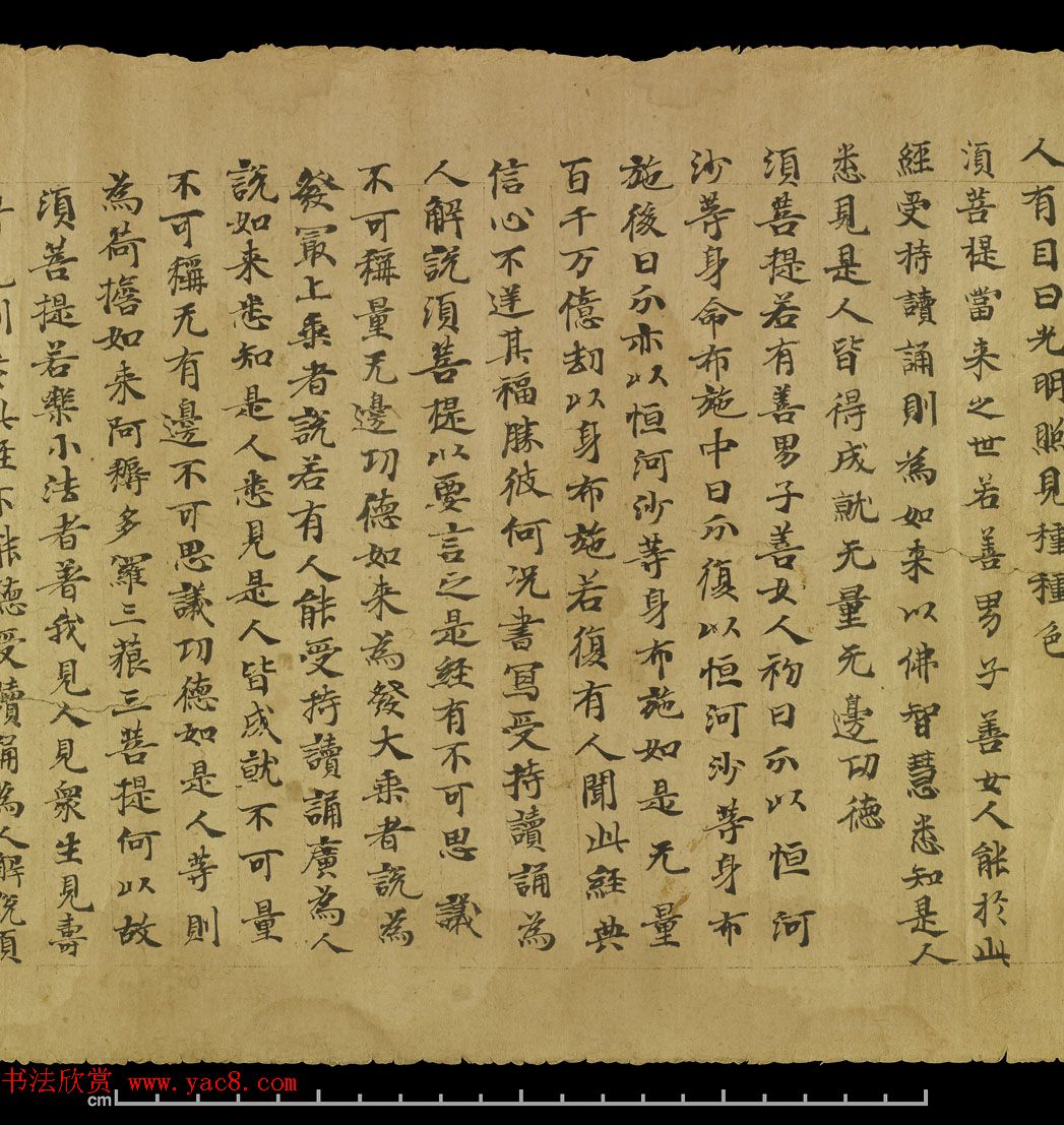 敦煌写经《金刚般若波罗密经》日本龙谷大学大宫图书馆藏