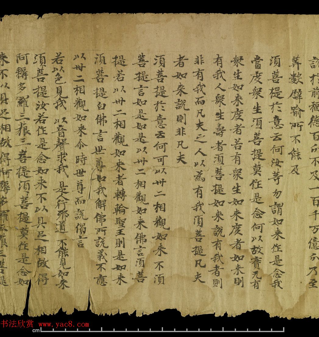 敦煌写经《金刚般若波罗密经》日本龙谷大学大宫图书馆藏