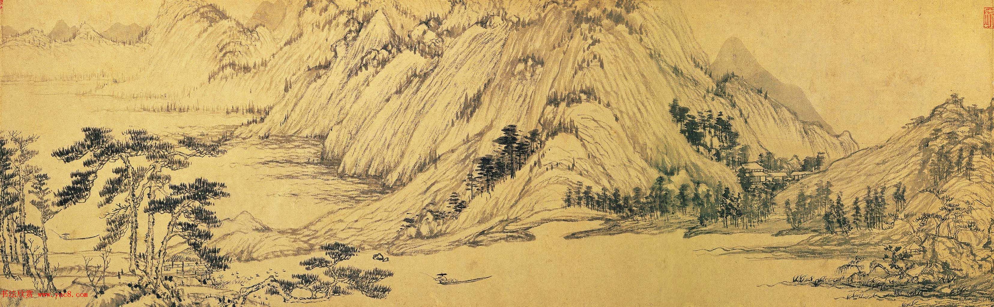 中国十大传世名画之《富春山居图》台北故宫博物院藏 中国十大传世名画之《富春山居图》台北故宫博物院藏