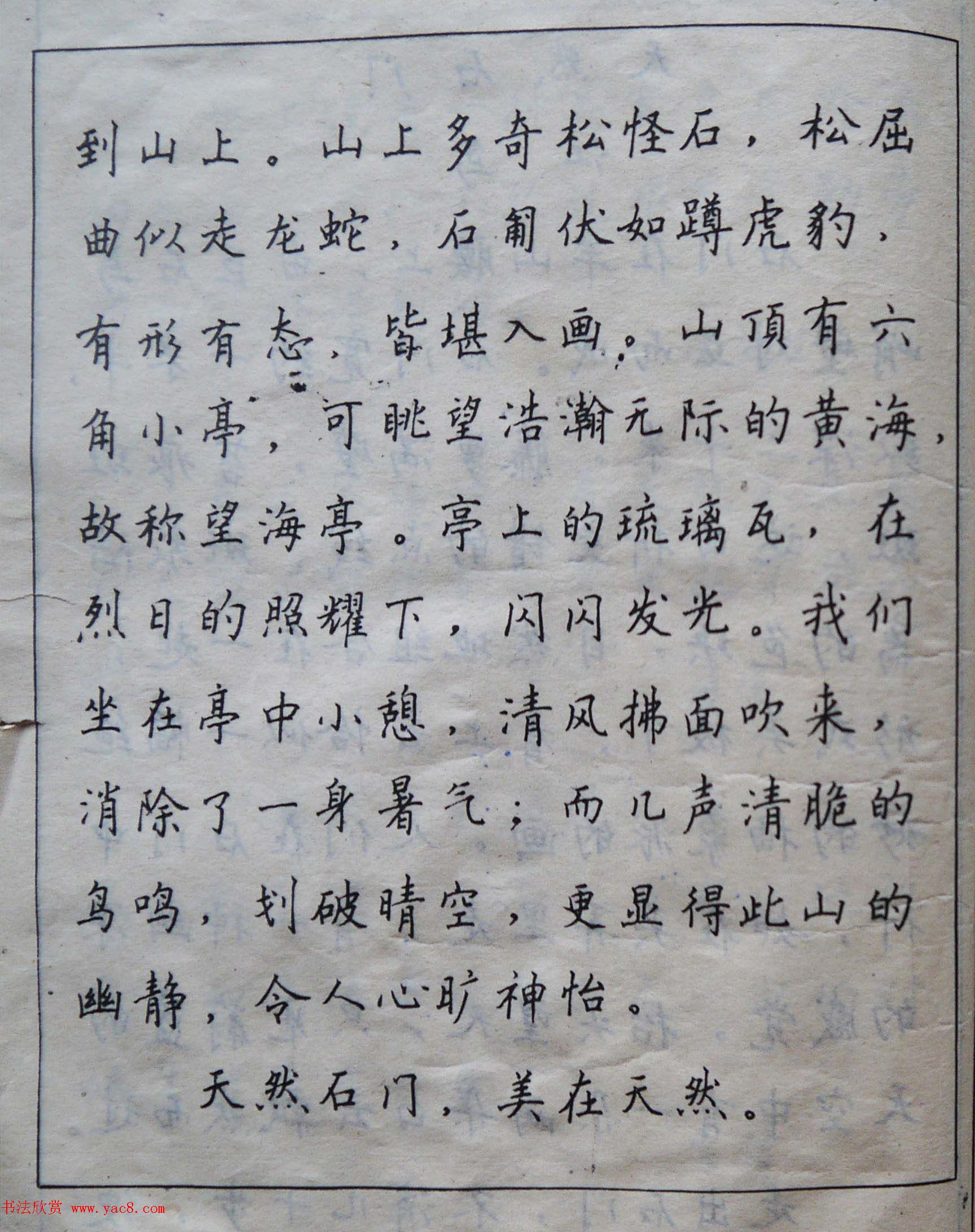 沈鸿根楷书行书草书三体钢笔习字帖