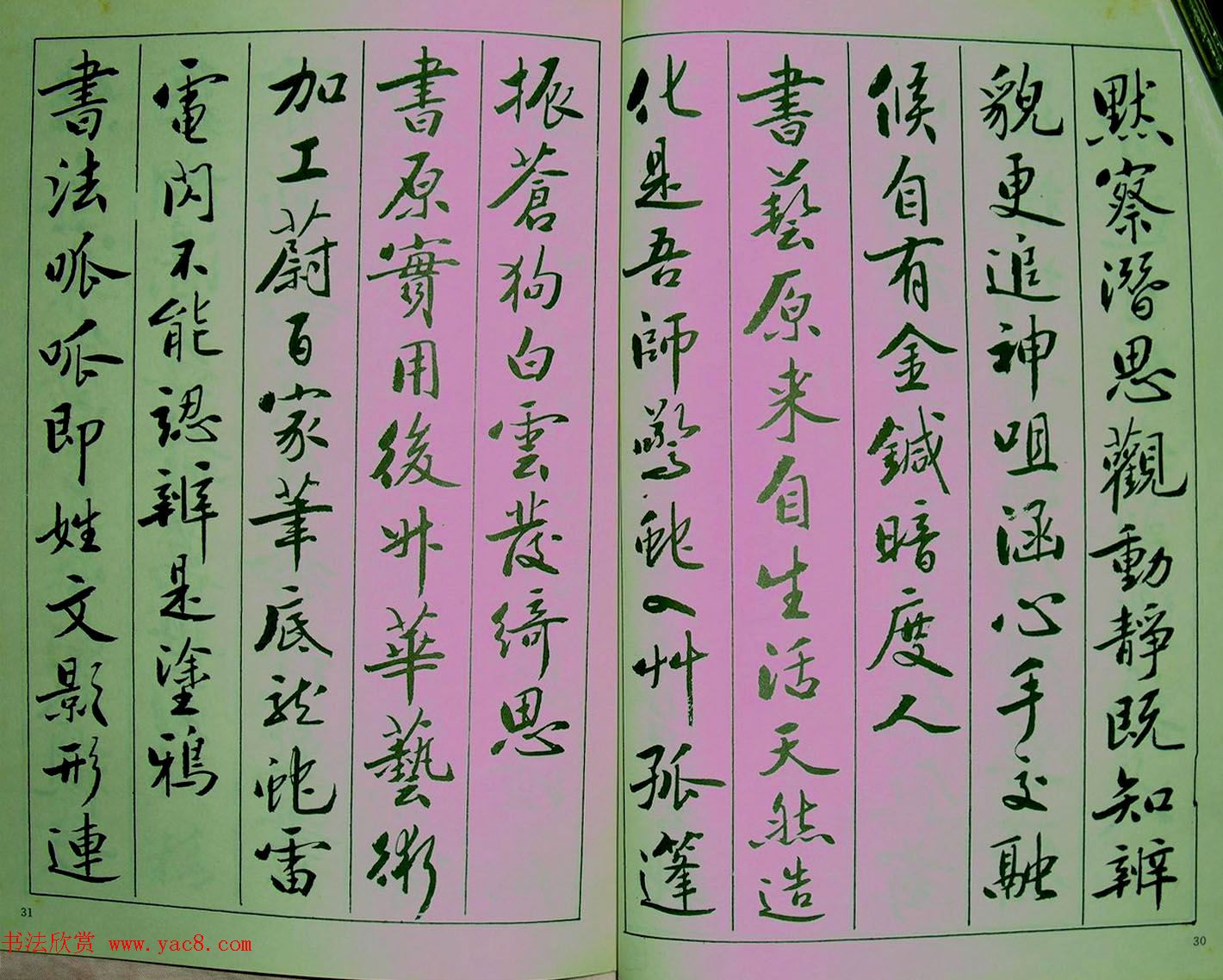 青少年行书范本《廖蕴玉著并书.论书七绝句一百首》