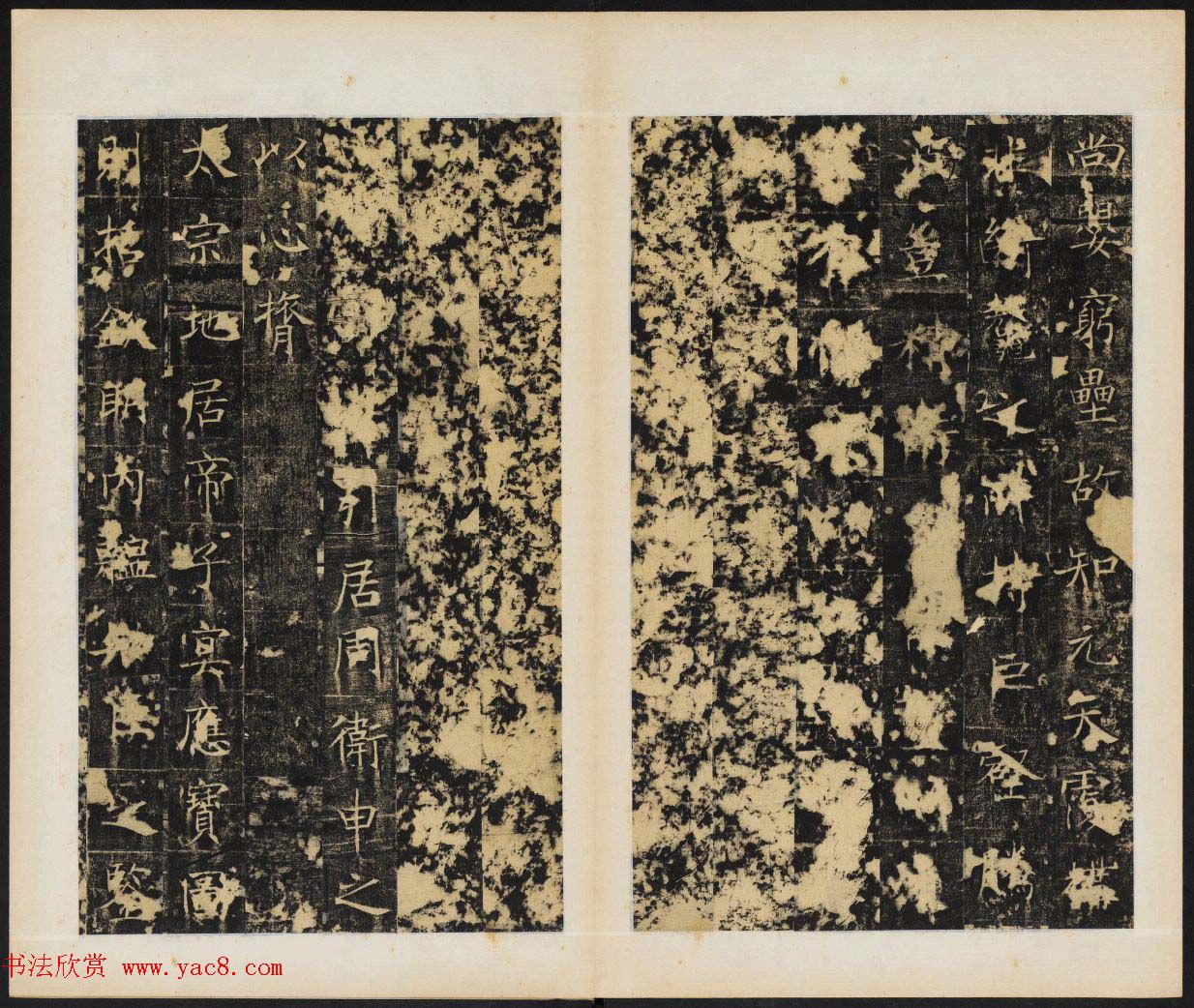 唐代楷书拓本欣赏《唐卫景武公李靖碑》