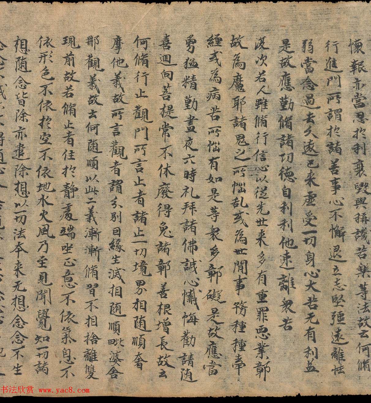 奥登堡敦煌文献精选《大乘起信论一卷》俄罗斯科学院藏