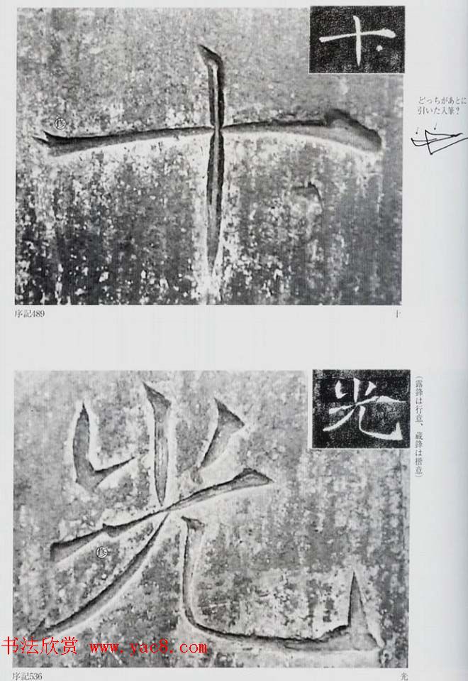 荒金大琳编著《褚遂良雁塔圣教序扩大观察记录》