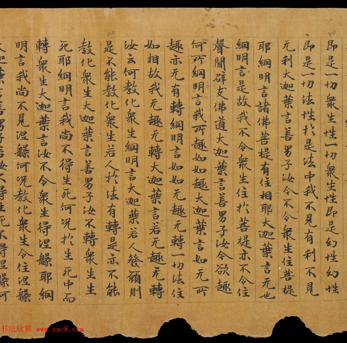 敦煌书法文献《思益梵天所问经卷第二》俄罗斯科学院藏