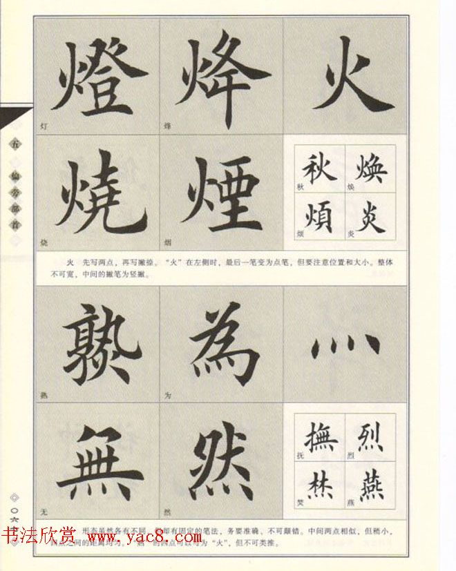 田英章书法专业教程《楷书要论－结构》