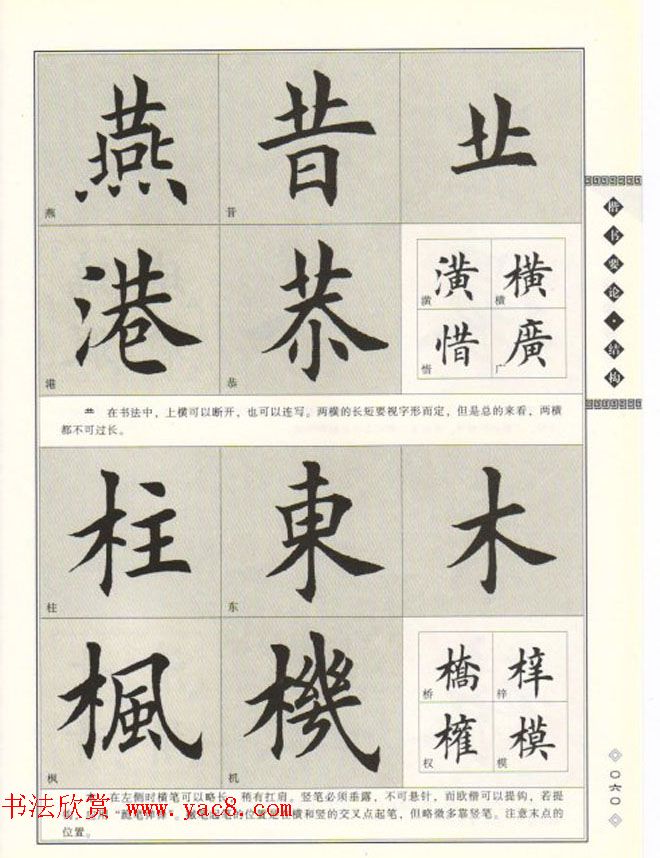 田英章书法专业教程《楷书要论－结构》