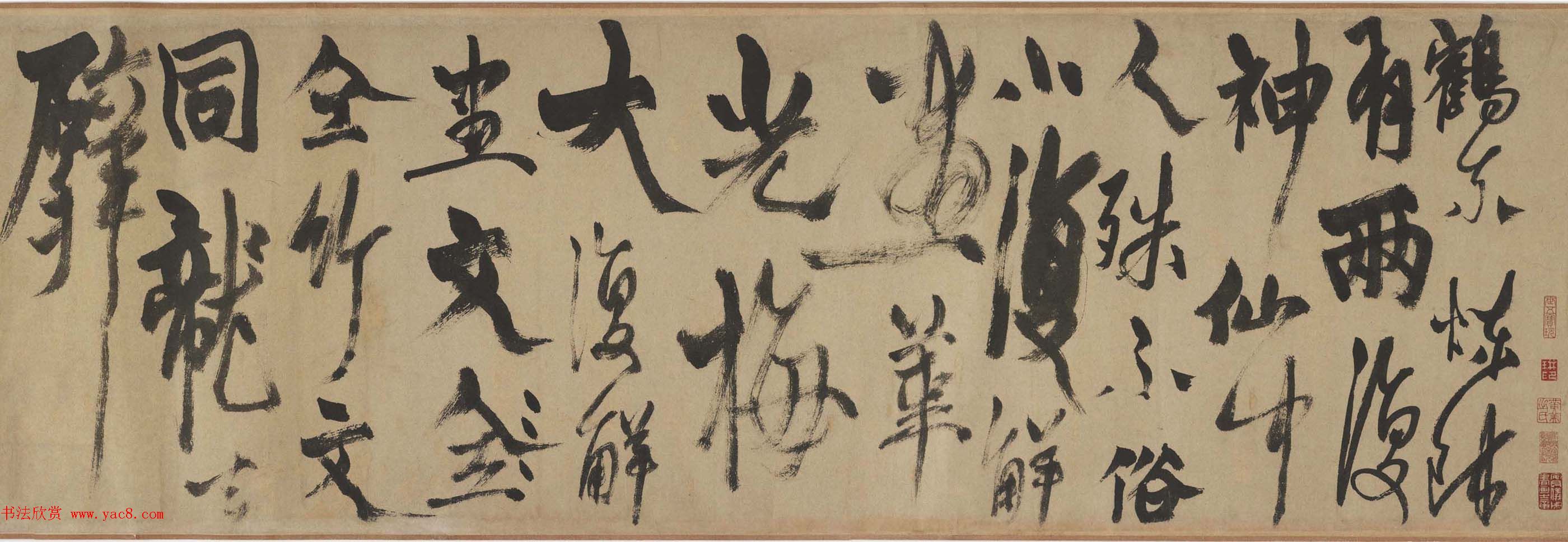 元代邹复雷画梅赏析《春消息图卷》附杨维桢书法题跋